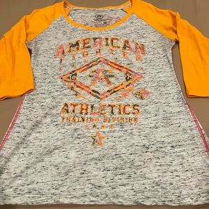 American Fighter size Large 3/4 sleeve